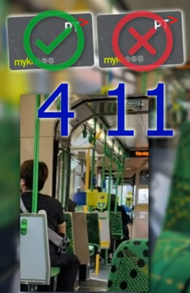 Footage taken by the Herald Sun on the route 19 tram revealed the majority of commuters didn’t tap on.