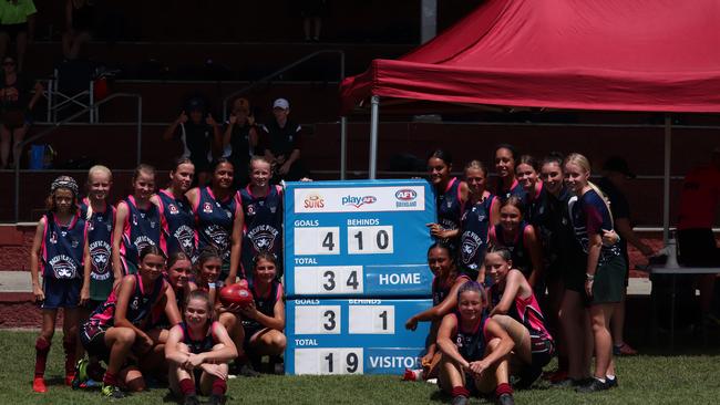 Pacific Pines State High School's junior girls team. Pic: Supplied.