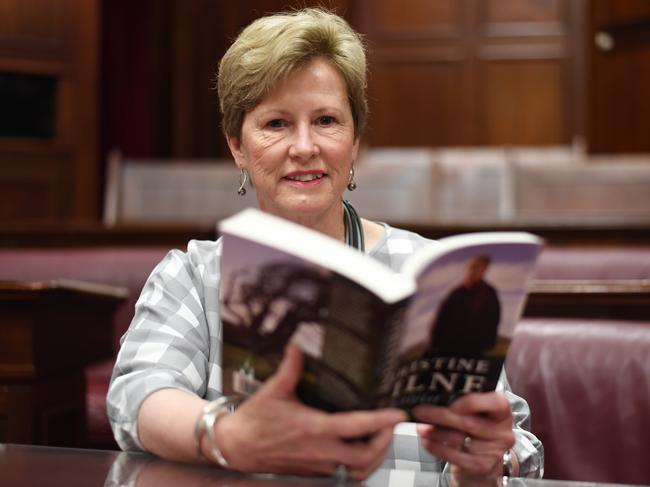 Former Australian Greens leader Christine Milne poses for photographs ahead of a book launch event at Old Parliament House in Canberra, Tuesday, November 14, 2017. (AAP Image/Lukas Coch) NO ARCHIVING