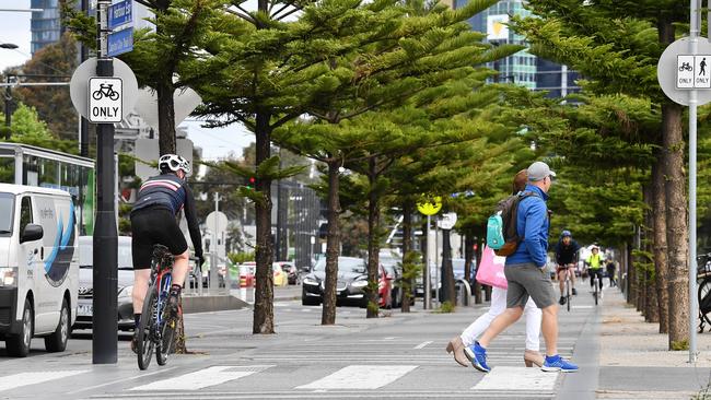 Possible terror targets include Docklands. Picture: Jake Nowakowski