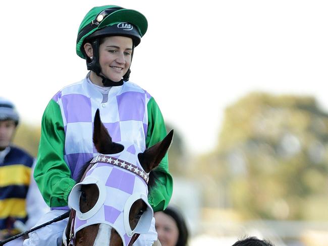 Michelle Payne is expected to miss several weeks. Picture: Dylan Coker