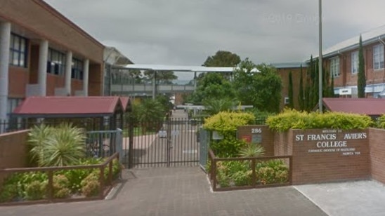 St Francis Xavier's College at Hamilton East has a confirmed case of COVID-19. Google street view.