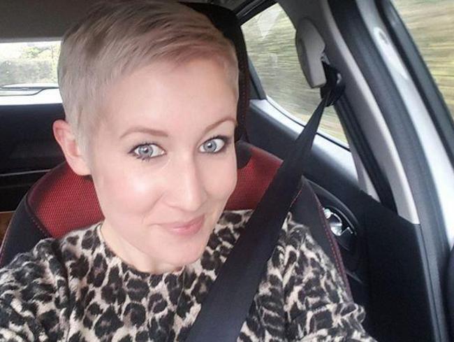 Browning after being treated for her breast cancer. Picture: Facebook