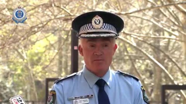 Police speak about NSW anti-covid protests