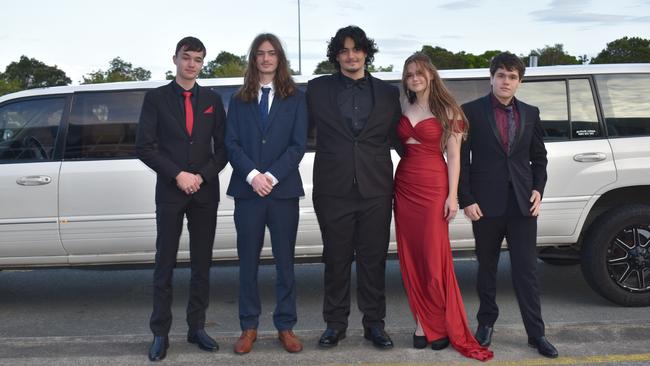 Students at the 2024 Chancellor State College formal.