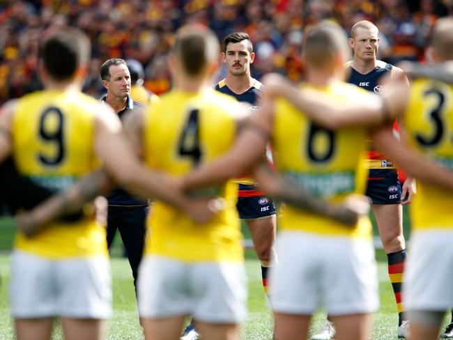 Facing off. Picture: Getty