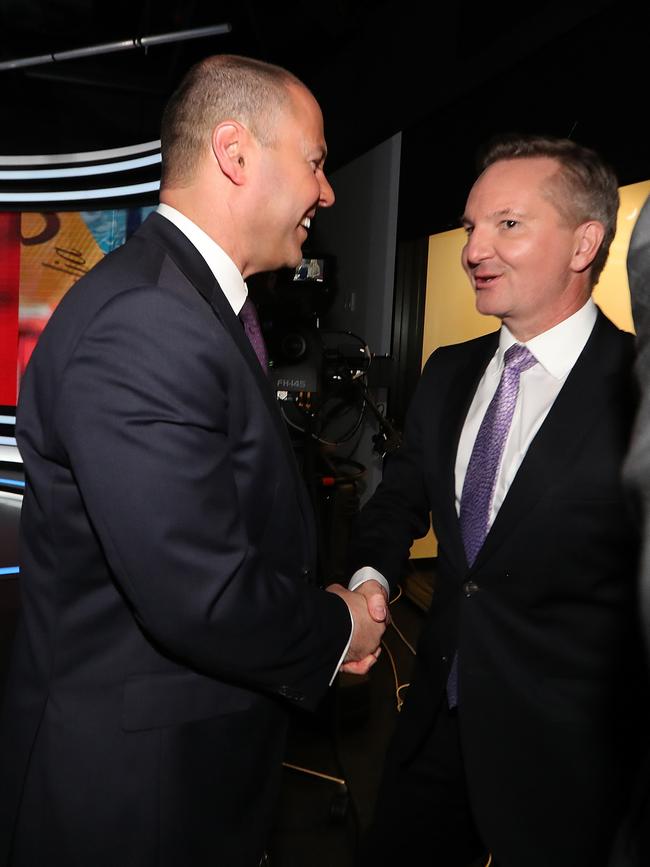 Treasurer Josh Frydenberg (left) failed to properly defend the cane toad against his opposite Chris Bowen.