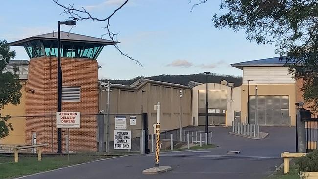 Jake Quilla snuck into Goulburn Correctional Centre’s yard to smuggle drugs in. Picture: Craig Dunlop