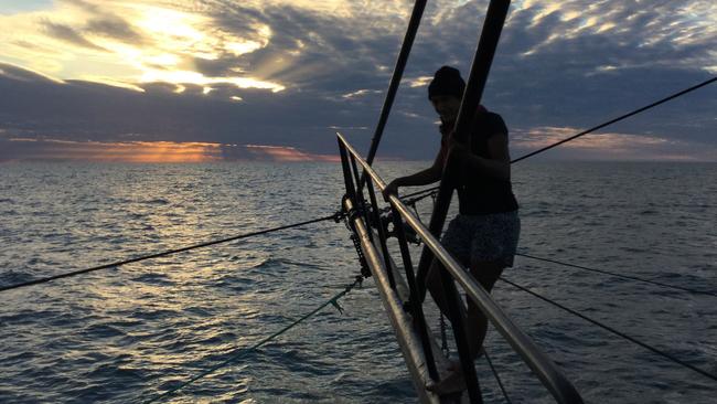 On board the trawler Ocean Thief, Gulf of Carpentaria. Picture: Robbie Phillips