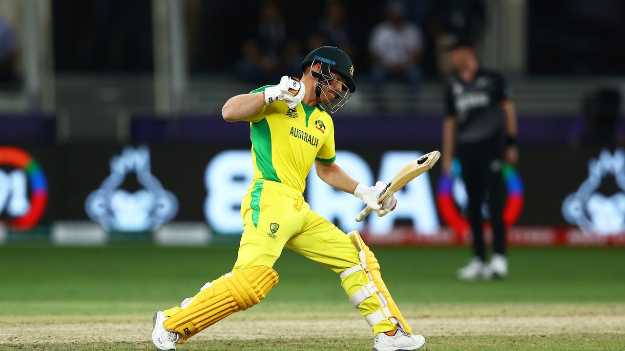 Off the back of his half-century in the World Cup final against New Zealand, David Warner won the player of the series award. Photo: Getty Images