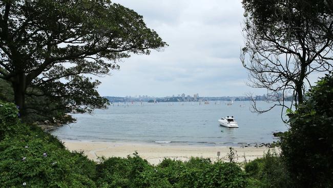 Police were called to the beach on Saturday.