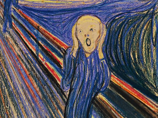 The Scream by Edvard Munch seems as appropriate today as when it was painted in 1893.