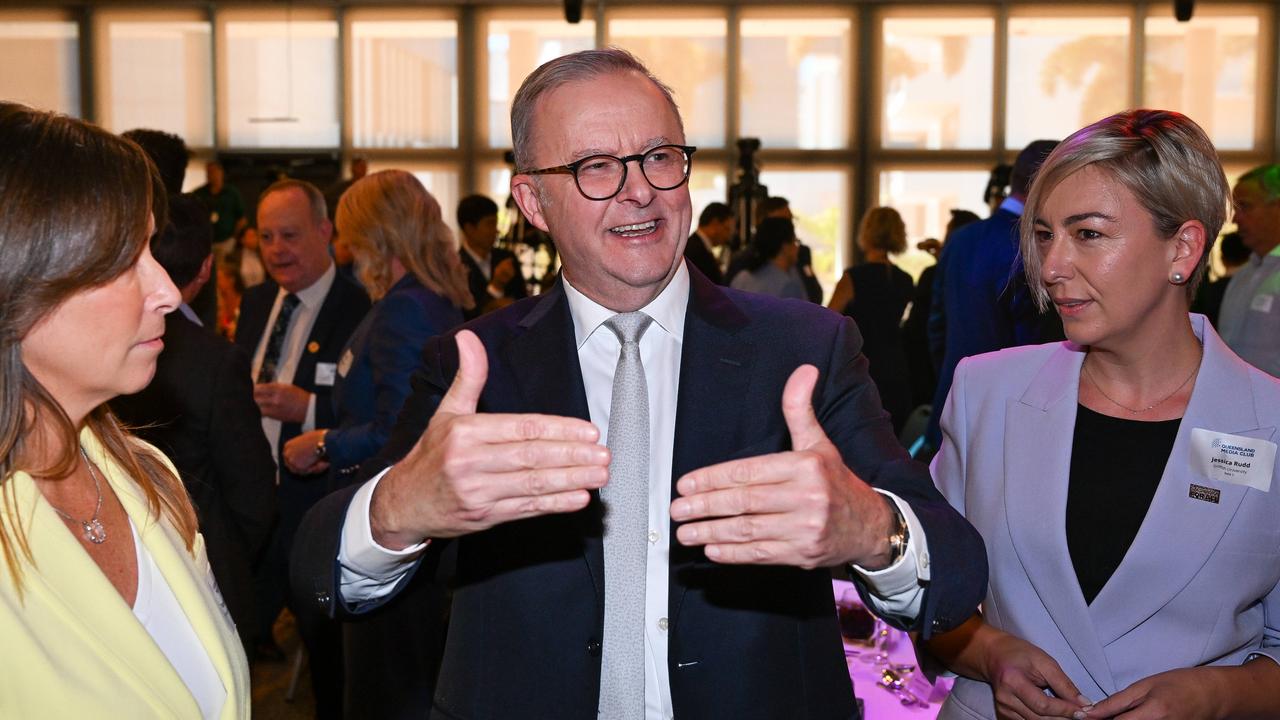 Mr Albanese has essentially said there is nothing to see here when asked about Penny Wong’s speech. Picture: Dan Peled / NCA NewsWire