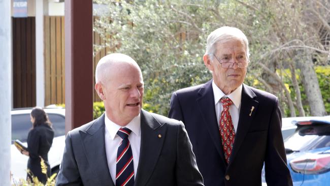 Campbell Newman, former premier of QLD, At the State Funeral Service for Mike Ahern AO, at Our Lady of the Rosary Catholic Church, Caloundra, on Friday 25th August 2023 - Photo Steve Pohlner