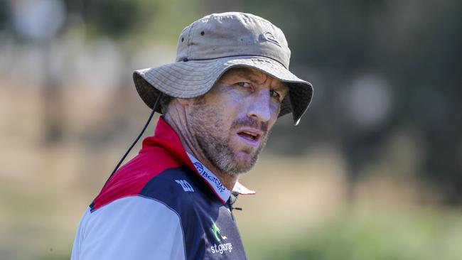 Reds coach Brad Thorn during training.