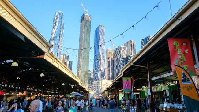 A council spokeswoman said any modest staffing increases were due to the delivery of capital works projects such as the Queen Victoria Market Renewal. Picture: QVM