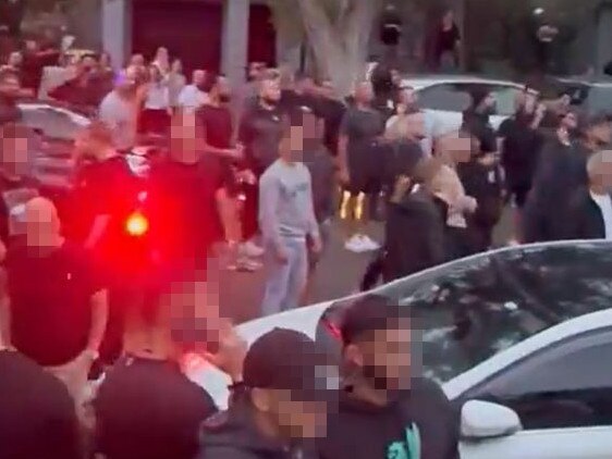 The riot squad were called after more than 500 people turned up to protest outside St Michael’s Church in Belfield where One Nation MP Mark Latham was invited to speak about religious freedoms., Source:, https://www.facebook.com/sydneyCAAH