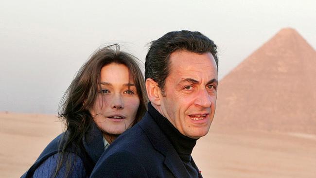 Nicolas Sarkozy and Carla Bruni, 2007.