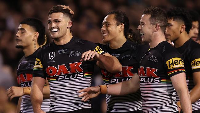 Nathan Cleary can steer Penrith into another grand final. Picture: Mark Kolbe/Getty Images