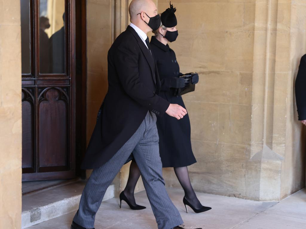 Tindall and attended the Duke of Edinburgh’s funeral at Windsor Castle with wife Zara, the Queen and Philip’s granddaughter. (Photo by Chris Jackson/WPA Pool/Getty Images)