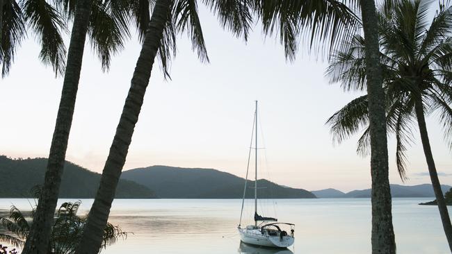 Tropical Long Island is one of 74 of the small islands which make up the Whitsunday Islands situated off the coast of Queensland close to the Great Barrier Reef. Picture: Getty Images