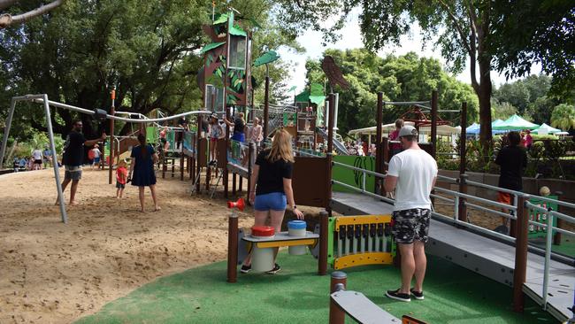 The redeveloped playground at Rockhampton Botanic Gardens on March 11, 2023. Picture: Aden Stokes