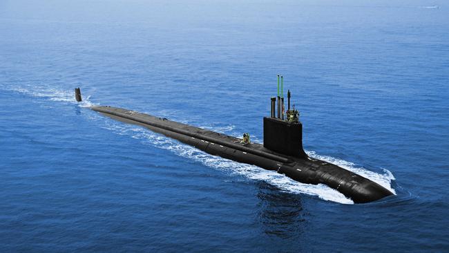 The Virginia-class is a class of nuclear-powered cruise missile fast-attack submarines in service in the US Navy.