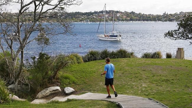 The Hermitage walk from Vaucluse to Rose Bay. Picture: John Appleyard