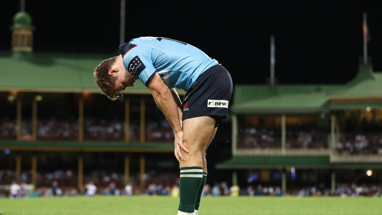 The Waratahs’ hopes of snapping their winless run against the Western Force on Saturday have taken a blow.