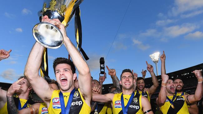 Trent Cotchin and the Tigers had a horror first quarter in their preliminary final loss. Pic: Getty Images