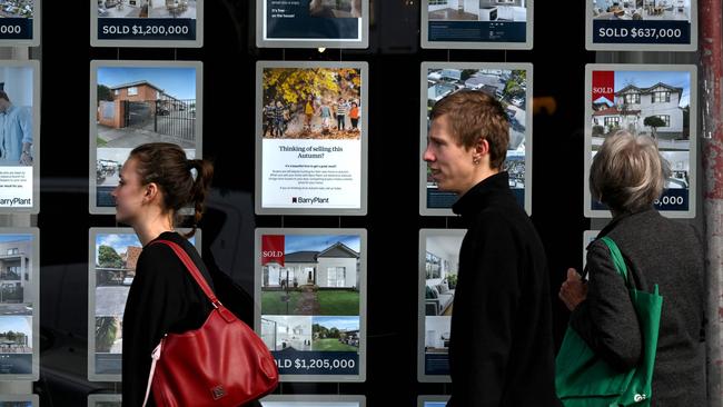 High and rising rents are part of what has been driving inflation up recently. Picture: William West/AFP