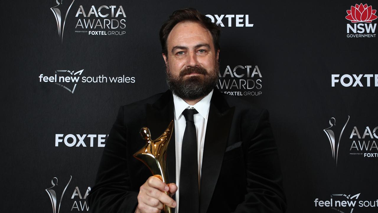 Justin Kurzel after winning the AACTA for Best Director in Film. (Photo by Lisa Maree Williams/Getty Images for AFI)