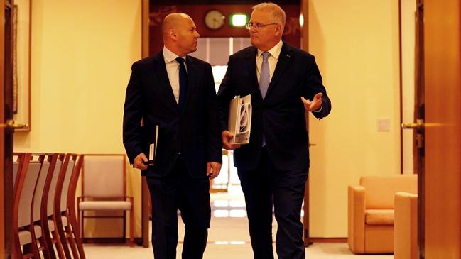 Scott Morrison took on the treasury portfolio without informing Josh Frydenberg. Picture: Adam Taylor