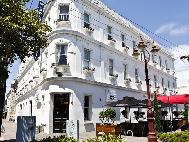 The three-storey venue currently features a boutique hotel, bar, restaurant and beer garden. Picture: Middle Park Hotel.