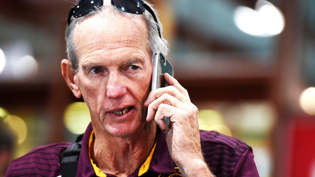 Coach Wayne Bennett is reportedly on the way out of Brisbane. Picture: Alix Sweeney