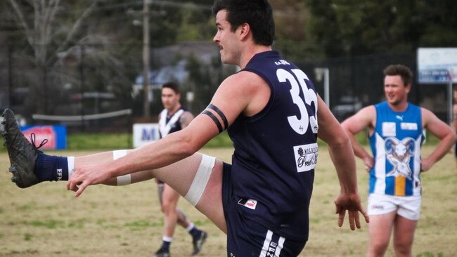 Coldstream’s Darcy Fritsch has broken through for a long-awaited VFL debut. Picture: Field of View Sports Photography