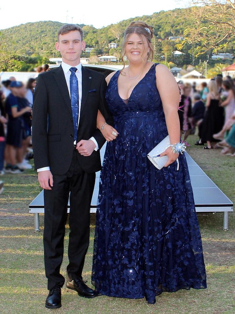 Jordan and Lachlan at the St Ursula's College Formal.