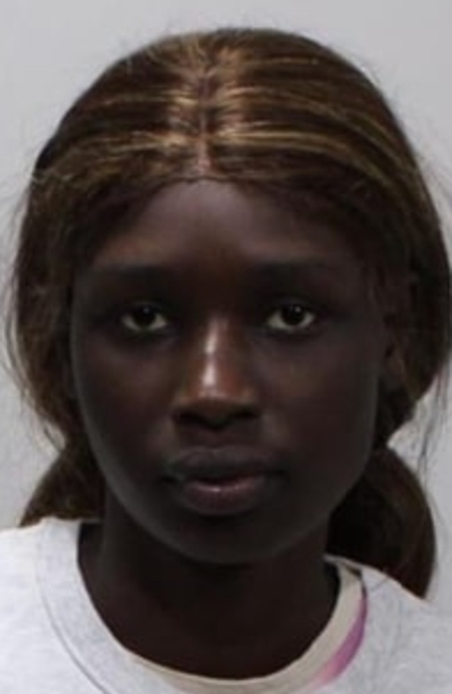 Achol Bol has seven warrants out for her arrest. Picture: Crimestoppers.