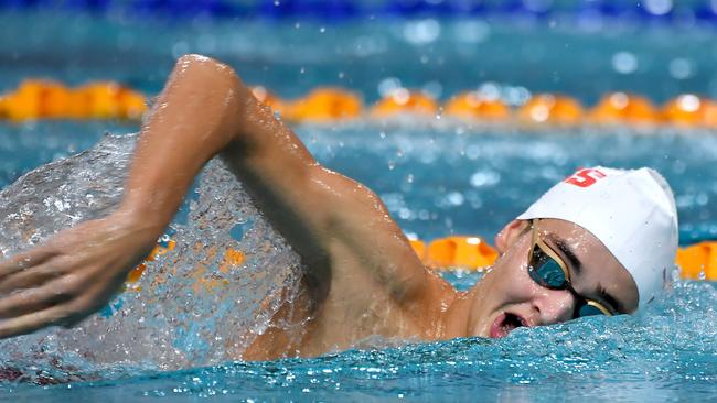 Ipswich Grammar school in action Action from the GPS swimming championships. Thursday March 10, 2022. Picture, John Gass