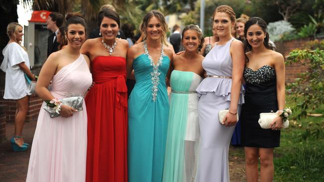 St Patrick’s College, Campbelltown year 12 students celebrating their formal in Wollongong in 2012.