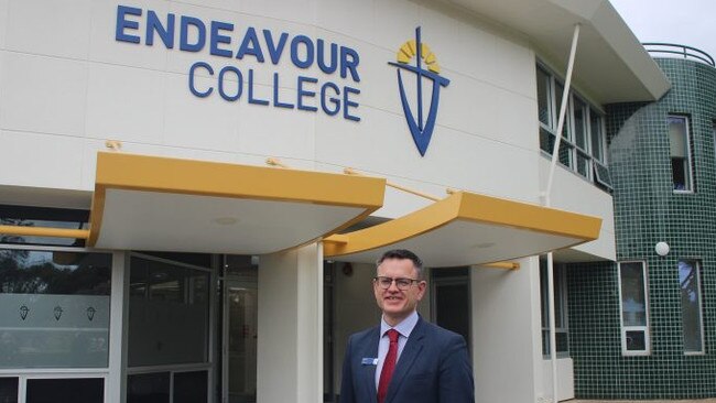 Former Endeavour College principal Glyn Roberts soon after his appointment. Picture: Supplied