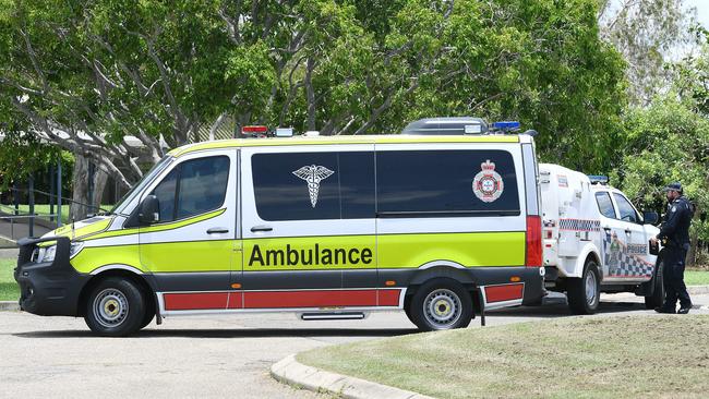 Police and Paramedics responded to an incident at William Ross High School on February 7th 2024. Picture: Shae Beplate.