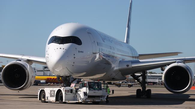 Qantas pilots will get their own purpose built facility in Sydney to train for ultra-long-range flights in A350-1000s. Picture: James D. Morgan/Getty Images