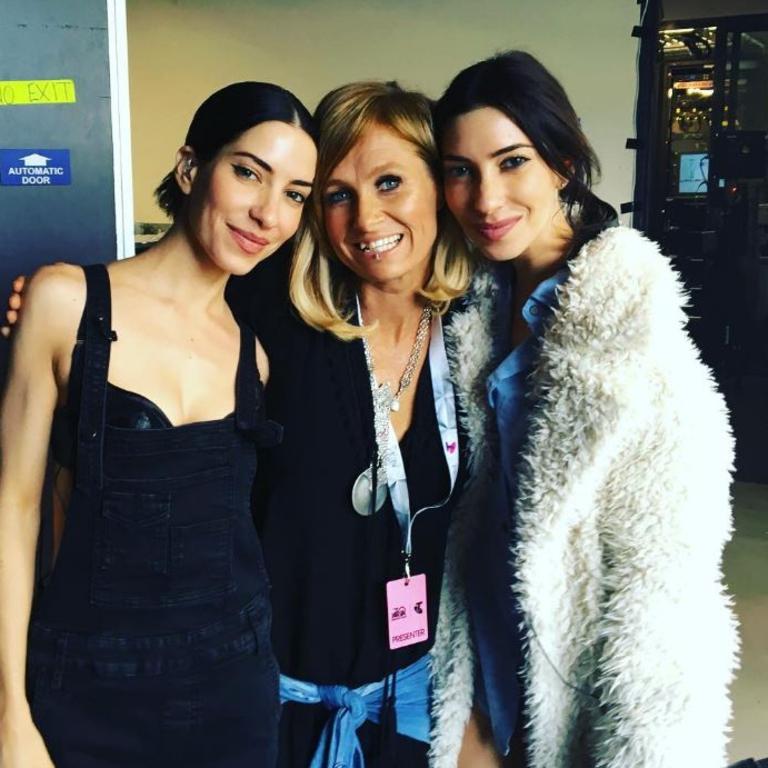 The 2016 ARIA Awards via social media ... Kasey Chambers with The Veronicas, "Two of my fave gals....." Picture: Instagram