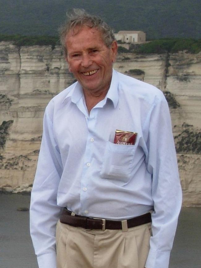 Murder victim Bob Chappell on holiday in 2008. Picture: Supplied.