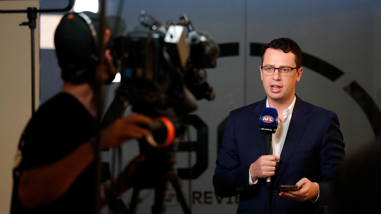 Mitch Cleary was forced to shut down the rumour. (Photo by Michael Willson/AFL Photos via Getty Images)