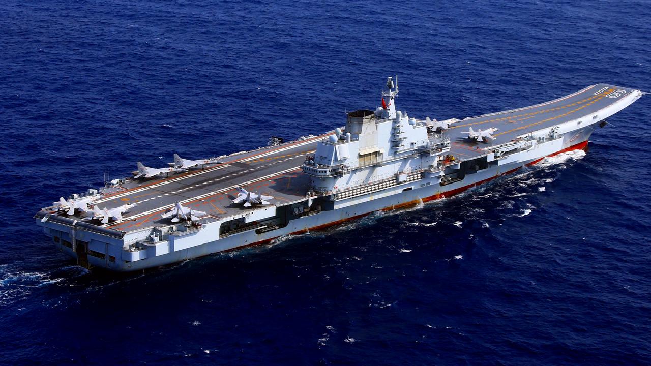 The aircraft carrier Liaoning (Hull 16). Picture: PLA