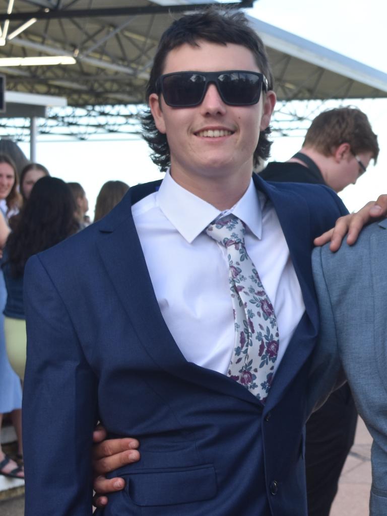 Brock Armitage’s attempt at Australian golfer Cameron Smith’s sensational mullet was a success at the Pacific Lutheran College formal on November 19. Picture: Sam Turner