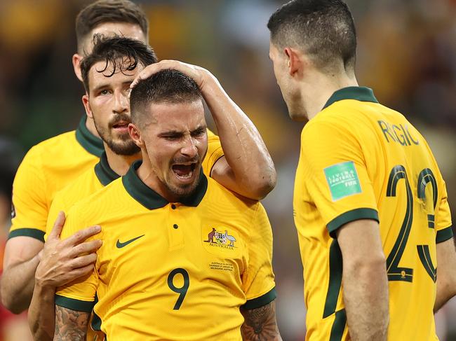 Jamie Maclaren is back in the Socceroos squad. Picture: Robert Cianflone/Getty Images