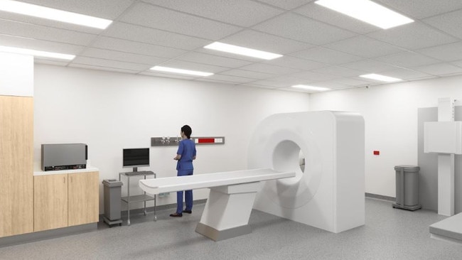 Artist impression of the CT scanner. Picture: Supplied